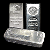 Misc 100 oz Silver Bars Right