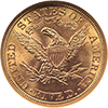 $5 Liberty Half Eagles Button Right