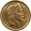 France 20 Franc Gold Coins, AU
