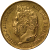 1833-a Louis Phillippe I 40 Franc PCGS AU-55 (1055035903694)