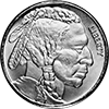 1 oz Buffalo Silver Rounds, Obverse