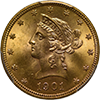 $10-liberty, MS61 Obverse