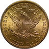 $10-liberty, MS61 Reverse