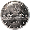 Canada Silver Dollars, BU Right