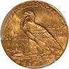 $2.50 Indian Quarter Eagles Button Right