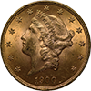 $20 Liberty, MS63 Obverse