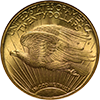 $20 Saint-Gaudens, MS64 Reverse