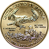 Backdate 1/4 oz US Gold Eagle, BU, Reverse