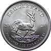 S. Africa Silver Krugerrands, BU Right