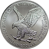 2025 US Silver Eagle, BU, Reverse