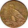 $5 Indian Half Eagles Button Right