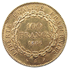 France 100 Franc, AU Reverse