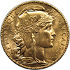 France 20 Franc Gold Coins, BU Obverse