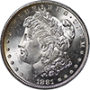 Morgan Silver Dollars button Left