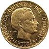 Uruguay Gold 5 Pesos, BU Obverse