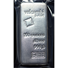 Valcambi 100 oz Silver Bar, obv