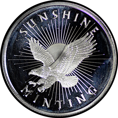 1 oz Sunshine Silver Rounds - Buy Silver Coins