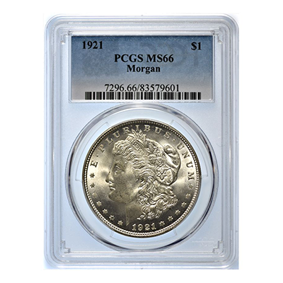 1921 Morgan Silver Dollar BU, Women's, Size: One Size