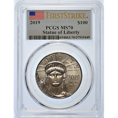 1 oz Platinum Eagles - PCGS MS70 First Strike