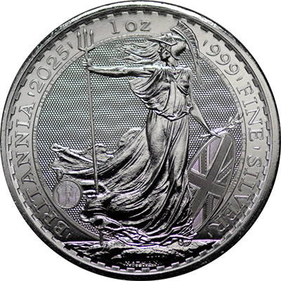 Britannia 2025 1-oz Silver Britannia Struck From SS Tilawa Shipwreck