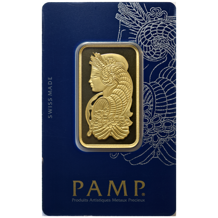 スイスの99.99%金貨 レディ・フォルトゥナ 1g PAMP MINT k24