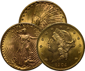 Gold Coin Collage