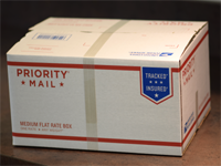 Priority mail box option