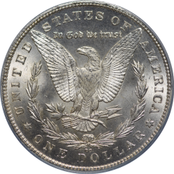 $1 Morgan Dollars 1880-CC MS-65 reverse