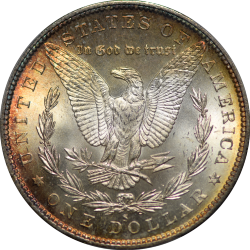 $1 Morgan Dollars 1880-S MS-65 reverse