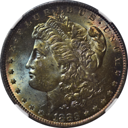 $1 Morgan Dollars 1883-O MS-64 NGC