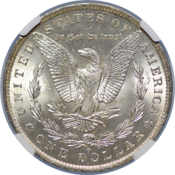 $1 Morgan Dollars 1884-O MS-63 reverse