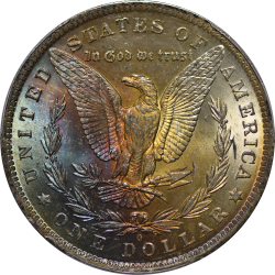 $1 Morgan Dollars 1884-O MS-63 reverse