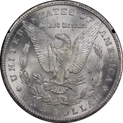 $1 Morgan Dollars 1885-CC MS-65 reverse